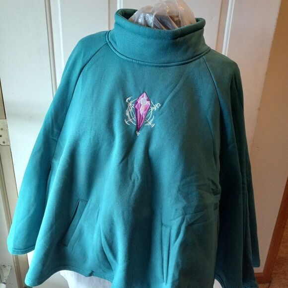 Jim Henson Jackets & Blazers - Jim Henson The Dark Crystal Lootwear Green Poncho/Cape